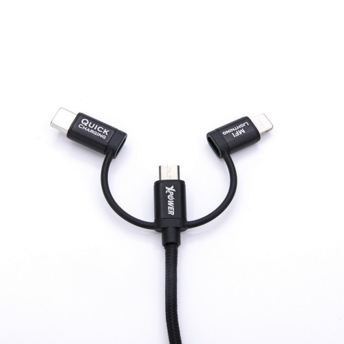 Xpower 3 in 1 Aluminium Alloy Cable